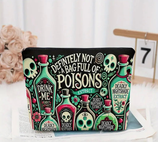 ☠️ Poison Potion Makeup Bag