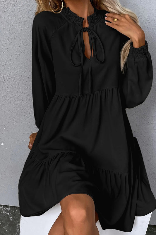 🏙️ City Spell Smocked Dress