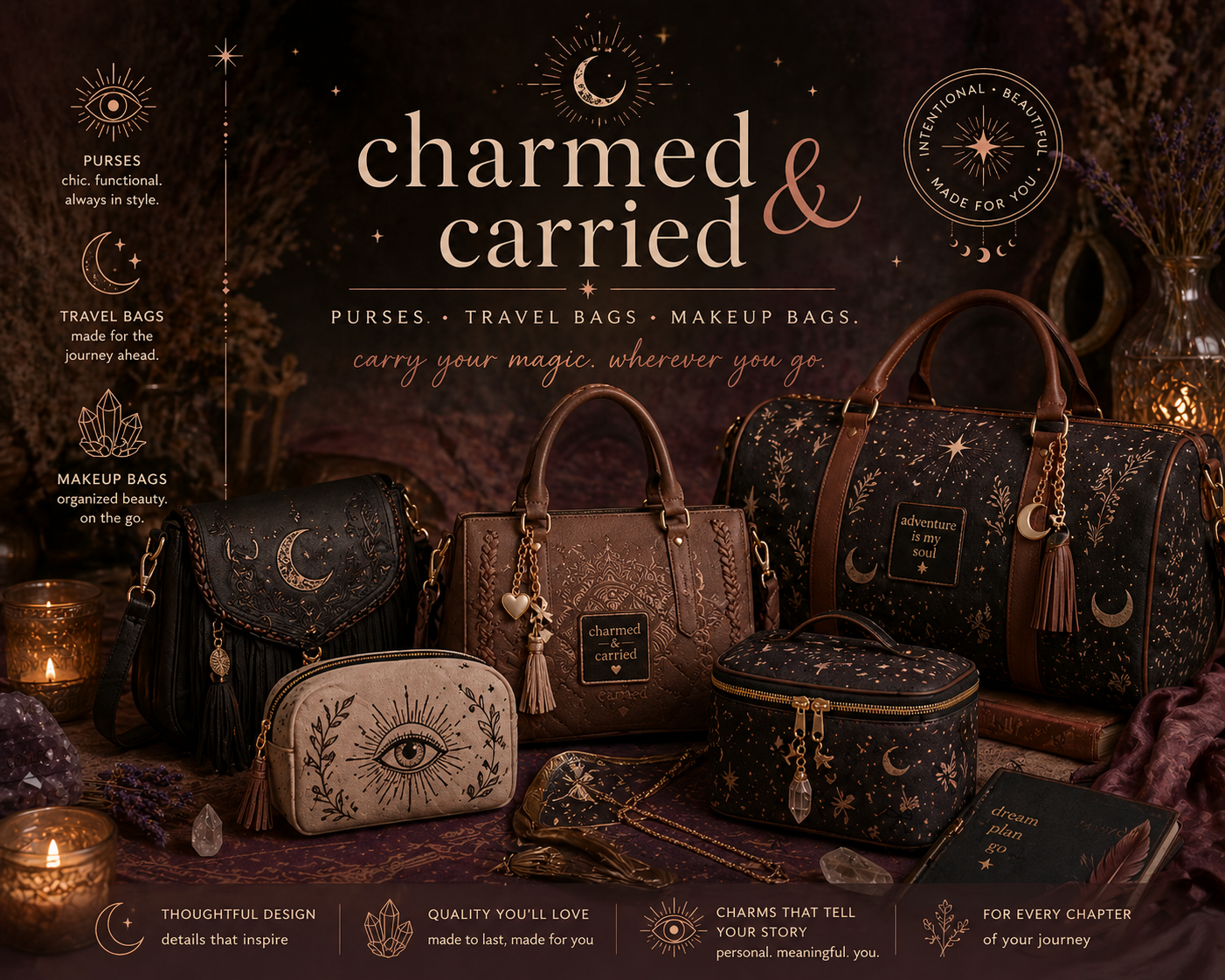👜 Charmed & Carried