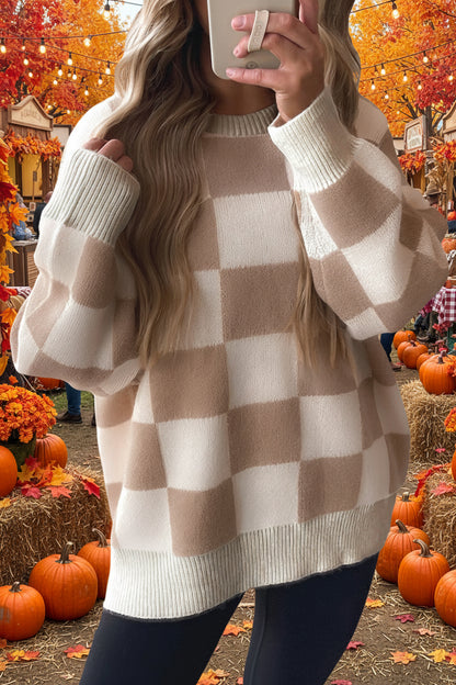 🍂 Mulled Cider Check Pullover