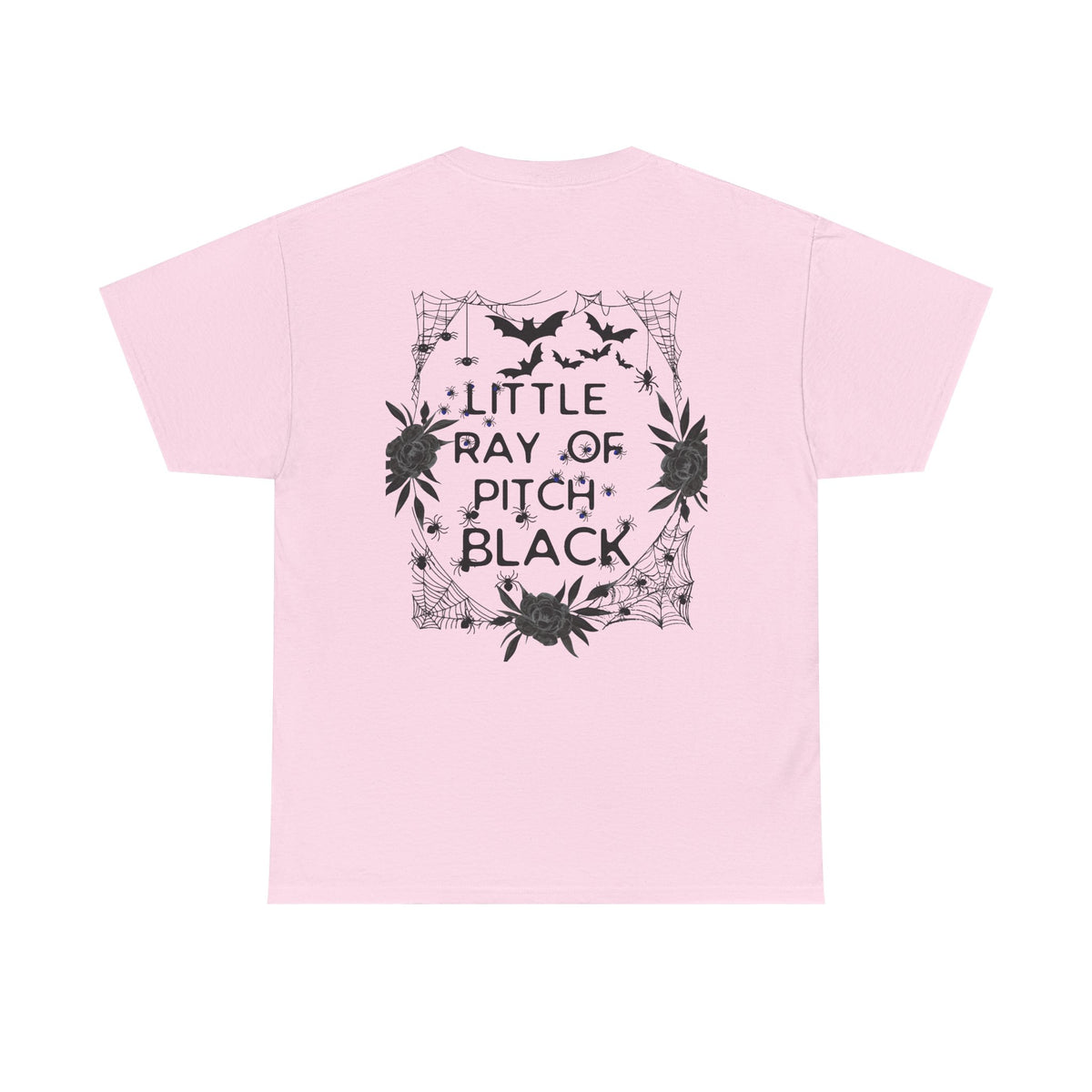 Little Ray of Pitch Black Graphic Tee, Unisex Cotton T-Shirt, Casual Wear, Halloween Outfit, Gift for Dark Aesthetic Lovers