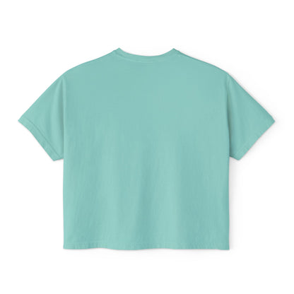 Halloween Ghost Women's Boxy Tee, Cute Halloween Shirt, Boo Tee, Spooky Casual Top, Fall Fashion Tee