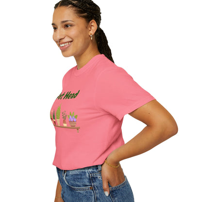 Pot Head Plant Lover T-Shirt, Unisex Gardening Tee, Gift for Houseplant Enthusiasts, Funny Garden Shirt, Eco-Friendly Apparel