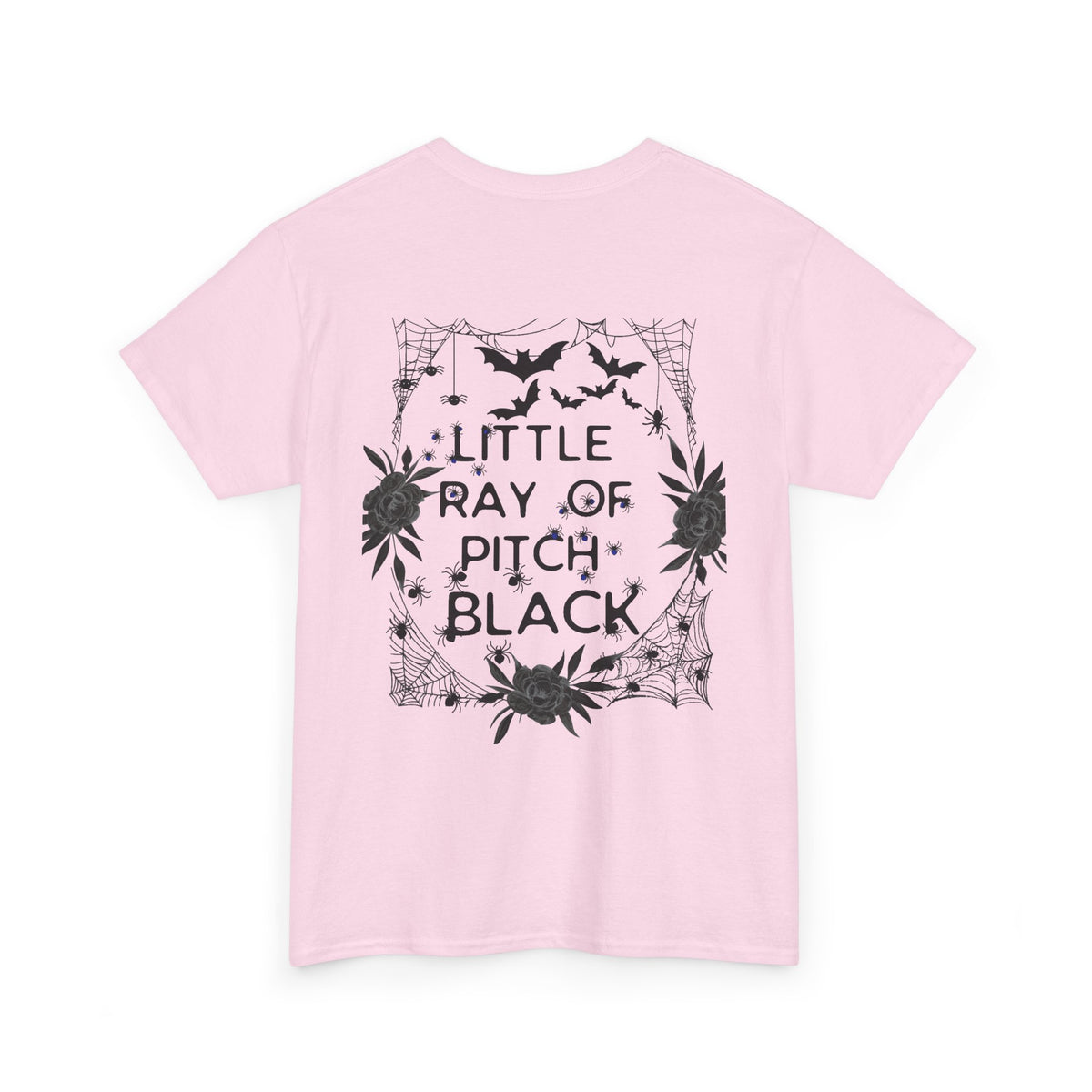 Little Ray of Pitch Black Graphic Tee, Unisex Cotton T-Shirt, Casual Wear, Halloween Outfit, Gift for Dark Aesthetic Lovers