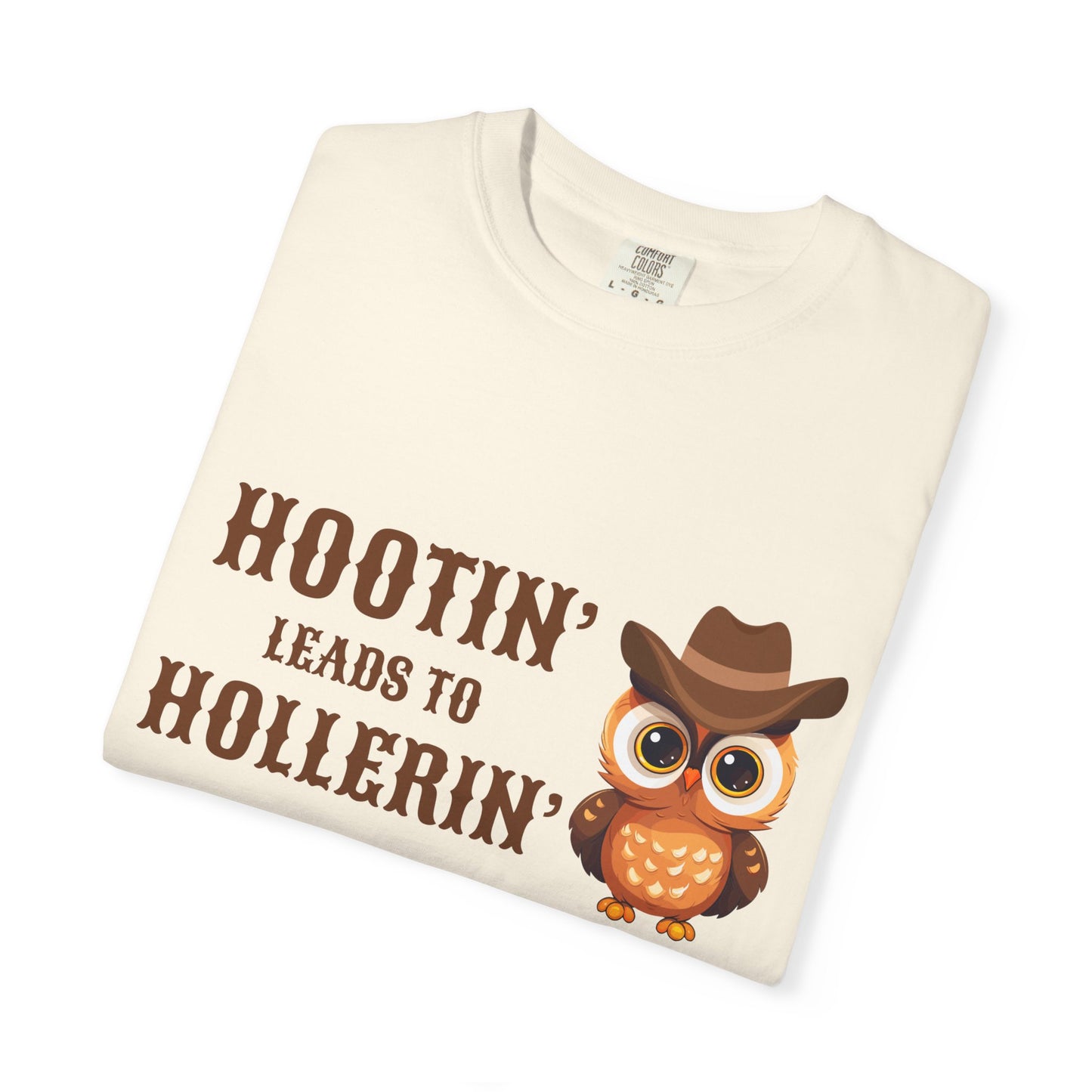 🦉 “Hootin’ & Hollerin’” Cosmic Cowgirl Tee