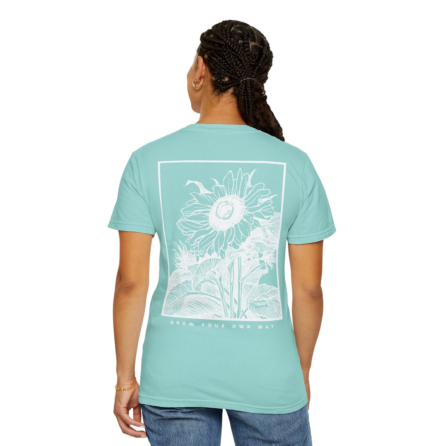 🌻 Sunflower Spirit Tee — “Grow Your Own Way”