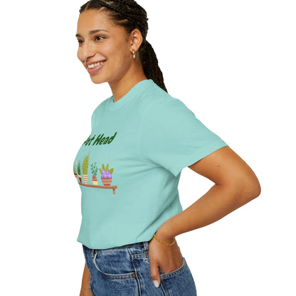 Pot Head Plant Lover T-Shirt, Unisex Gardening Tee, Gift for Houseplant Enthusiasts, Funny Garden Shirt, Eco-Friendly Apparel