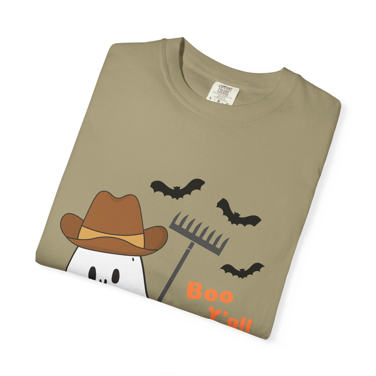 Adorable Halloween Ghost T-Shirt, Funny Ghost Tee, Fall Apparel, Spooky Costume Shirt, Halloween Gift, Boo Y'all Design