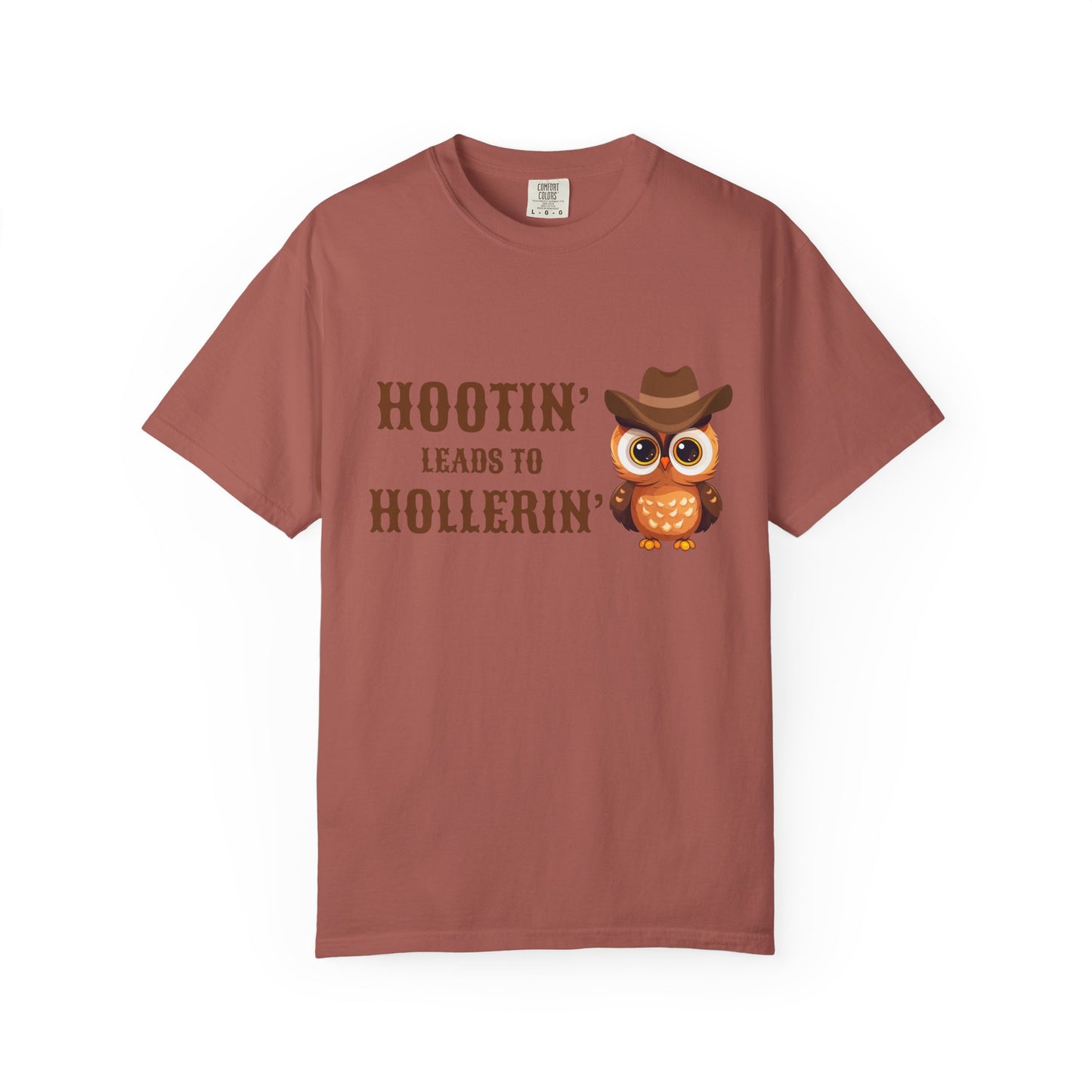 🦉 “Hootin’ & Hollerin’” Cosmic Cowgirl Tee