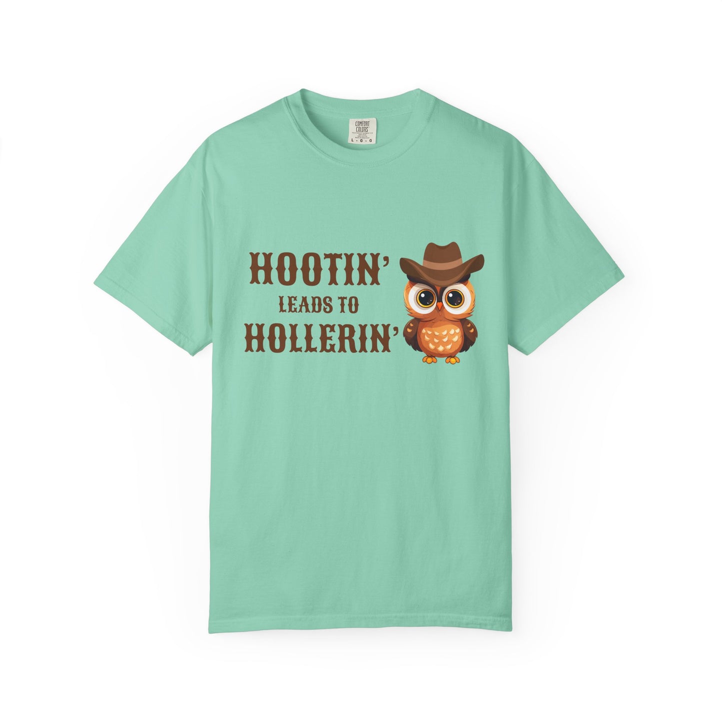 🦉 “Hootin’ & Hollerin’” Cosmic Cowgirl Tee