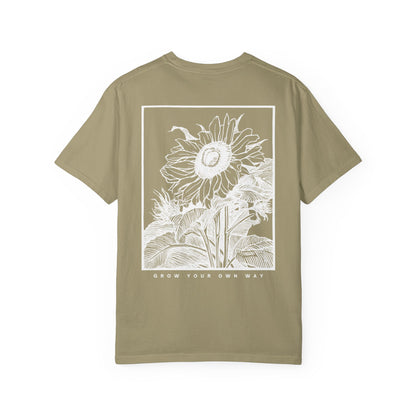 🌻 Sunflower Spirit Tee — “Grow Your Own Way”