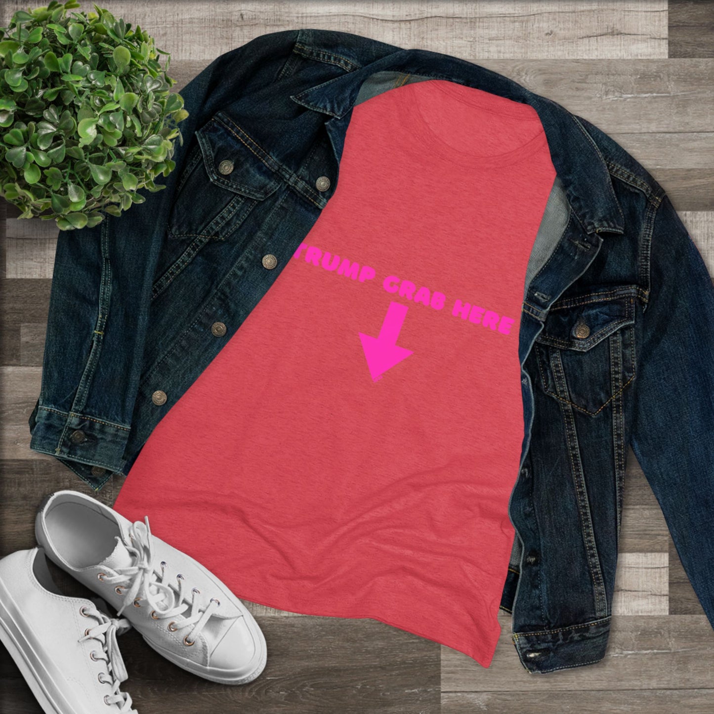 👇🏼Politically Incorrect Grab Here Tee (Trump Edition)