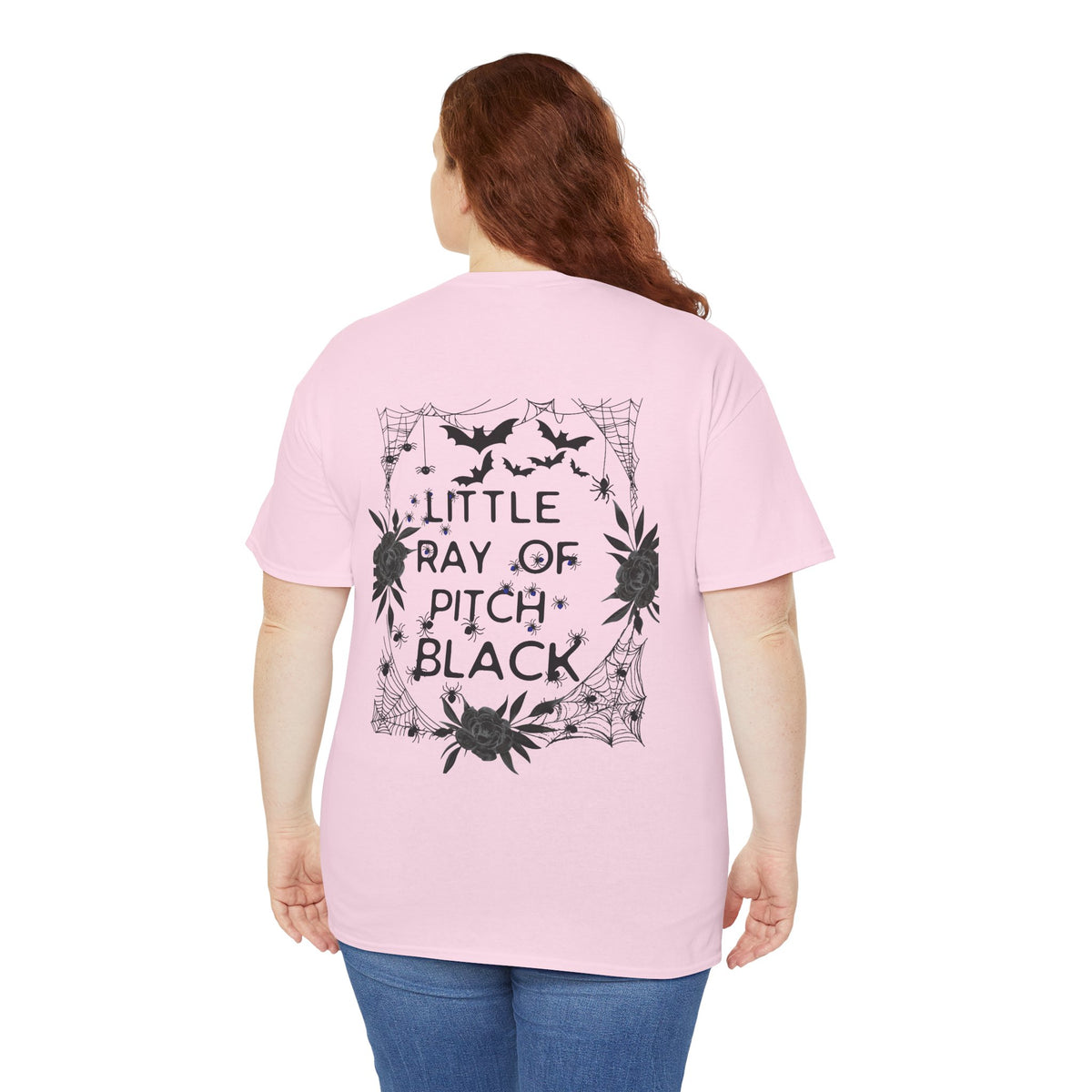 Little Ray of Pitch Black Graphic Tee, Unisex Cotton T-Shirt, Casual Wear, Halloween Outfit, Gift for Dark Aesthetic Lovers