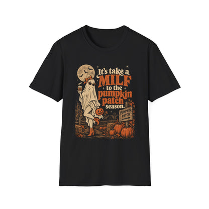 MILF Pumpkin Patch T-Shirt — Funny Halloween Mom Tee