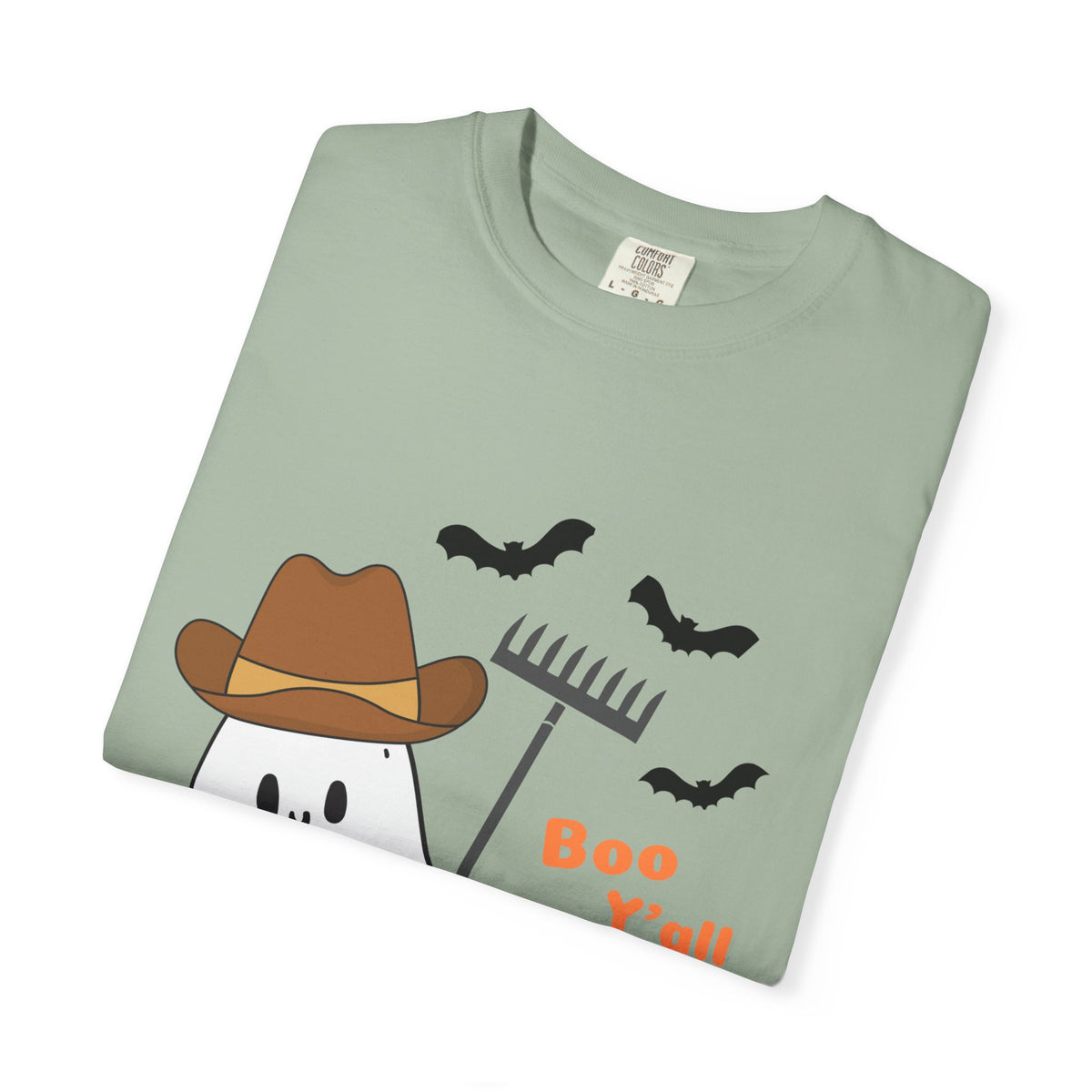 Adorable Halloween Ghost T-Shirt, Funny Ghost Tee, Fall Apparel, Spooky Costume Shirt, Halloween Gift, Boo Y'all Design