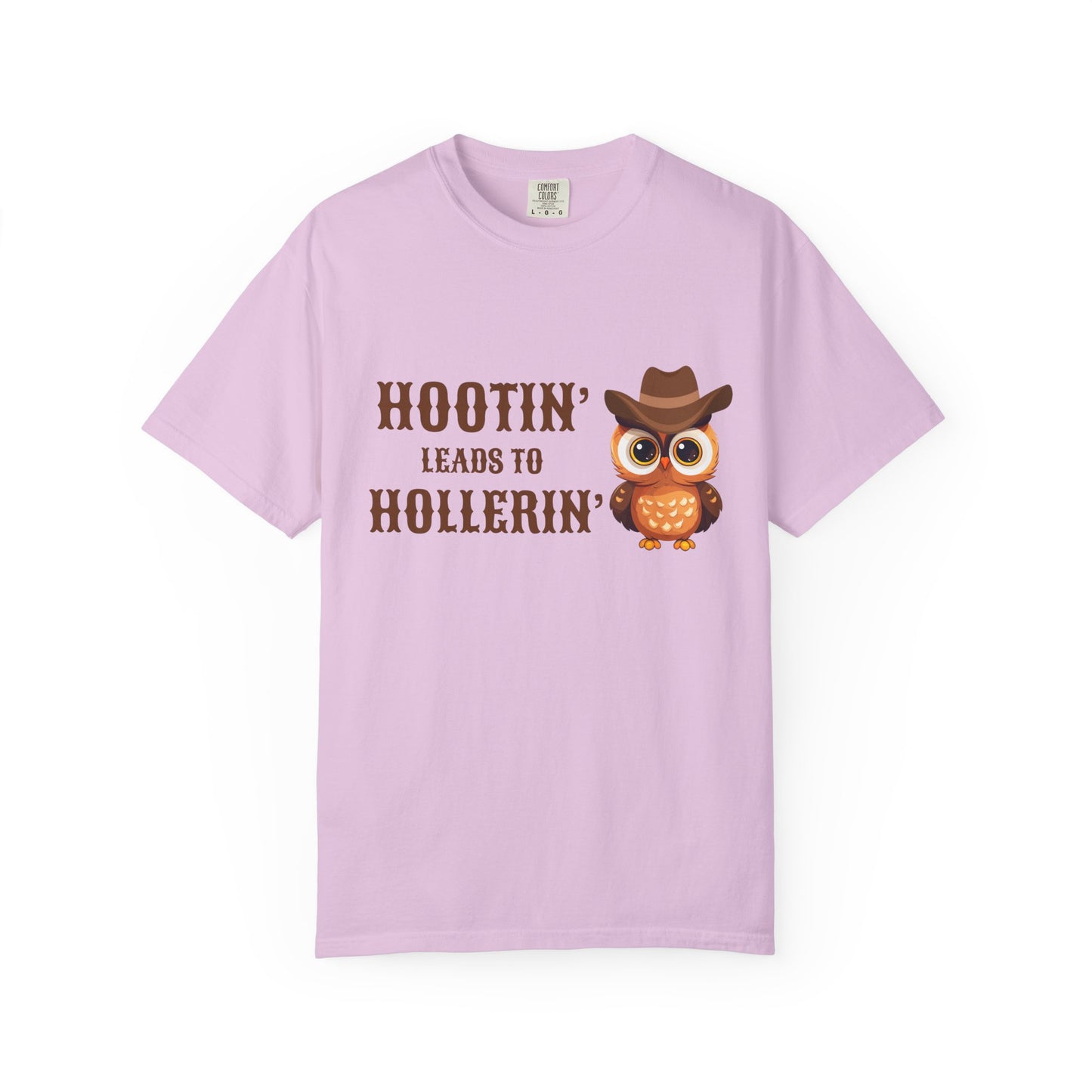 🦉 “Hootin’ & Hollerin’” Cosmic Cowgirl Tee