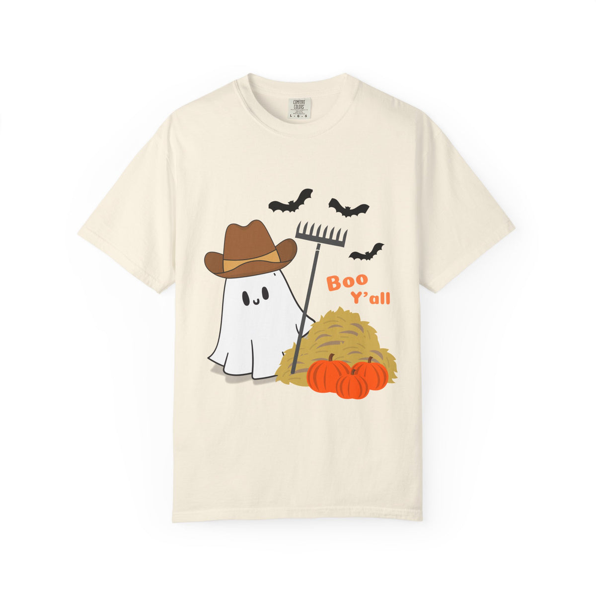 Adorable Halloween Ghost T-Shirt, Funny Ghost Tee, Fall Apparel, Spooky Costume Shirt, Halloween Gift, Boo Y'all Design