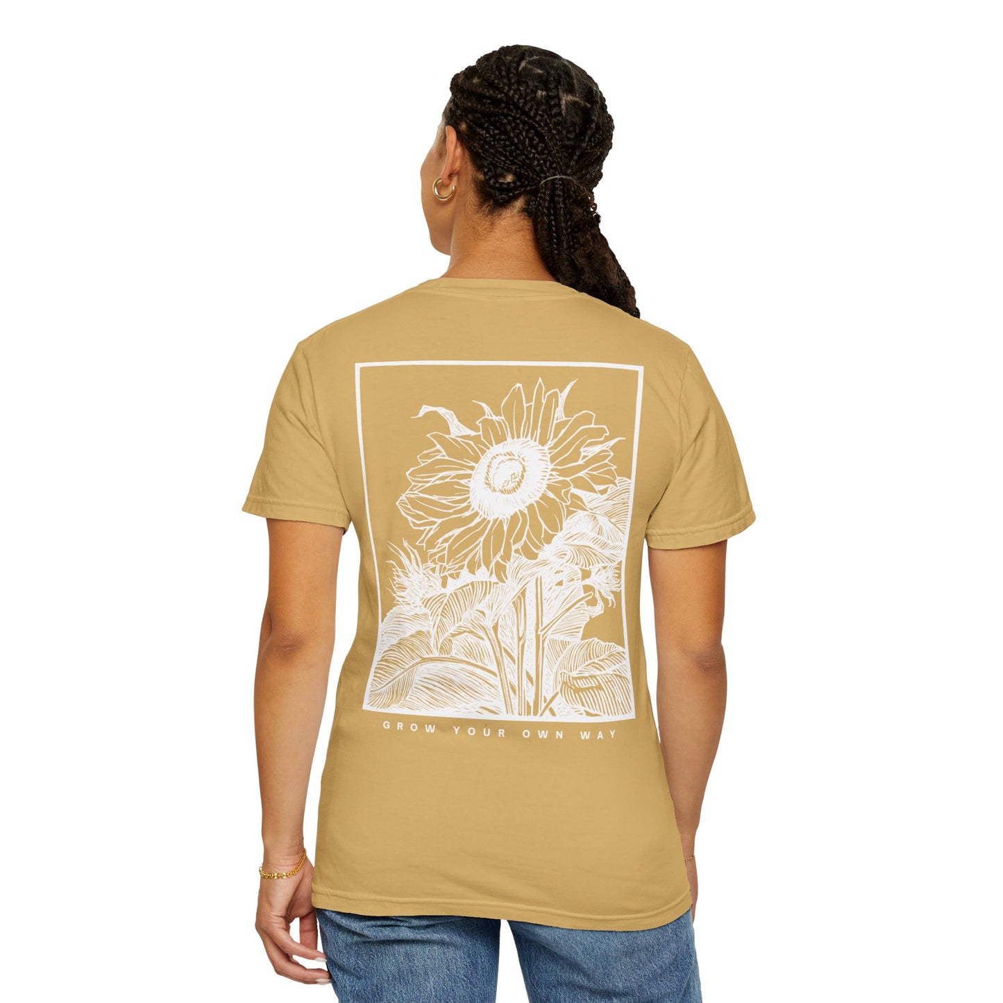 🌻 Sunflower Spirit Tee — “Grow Your Own Way”