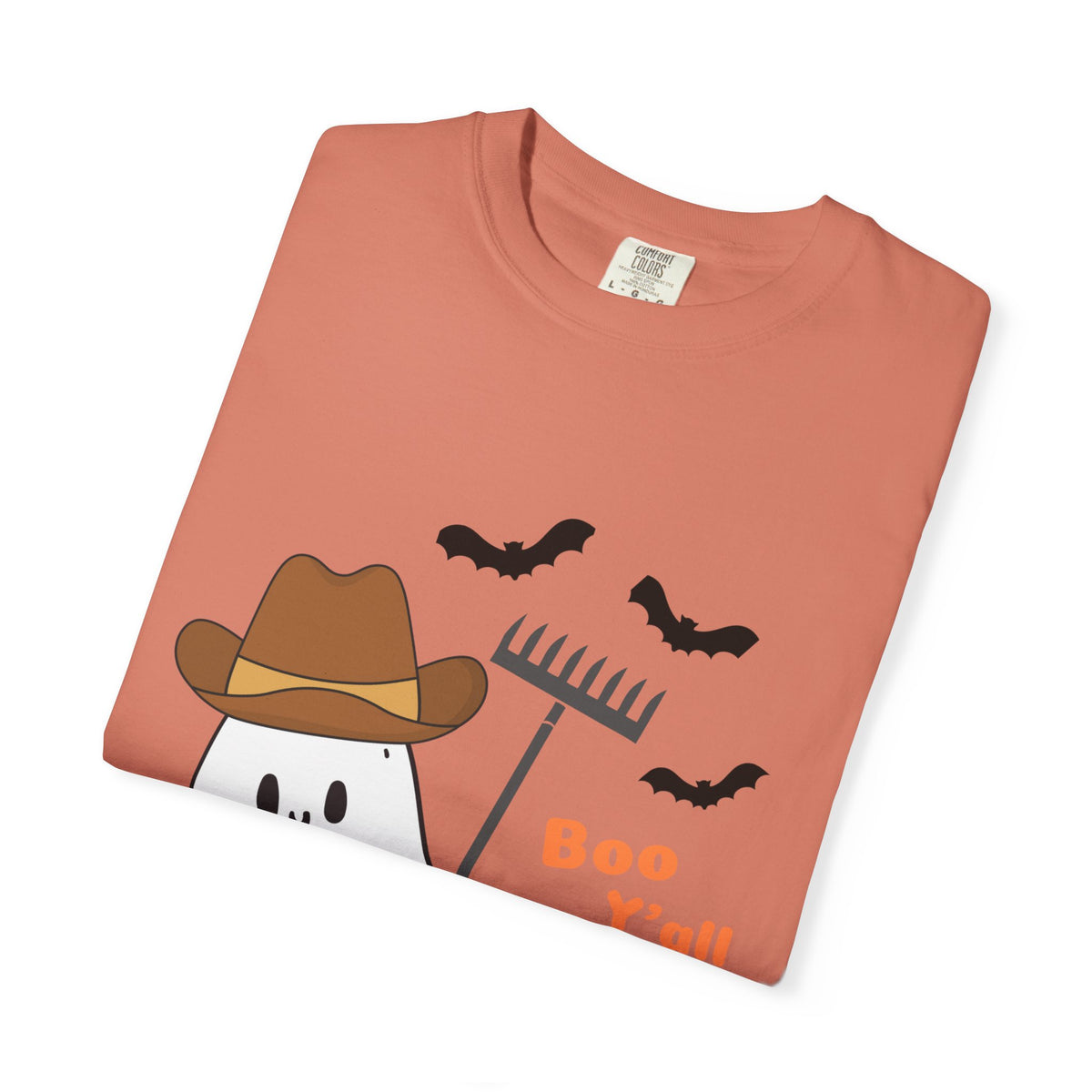 Adorable Halloween Ghost T-Shirt, Funny Ghost Tee, Fall Apparel, Spooky Costume Shirt, Halloween Gift, Boo Y'all Design