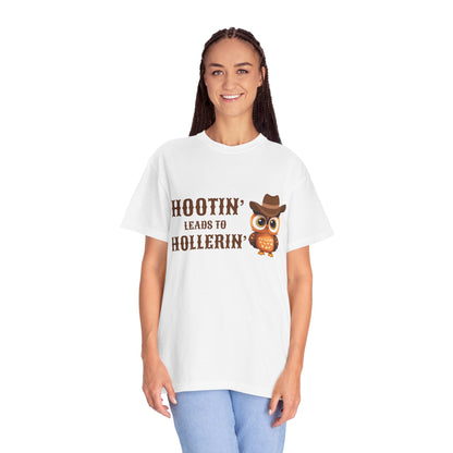 🦉 “Hootin’ & Hollerin’” Cosmic Cowgirl Tee