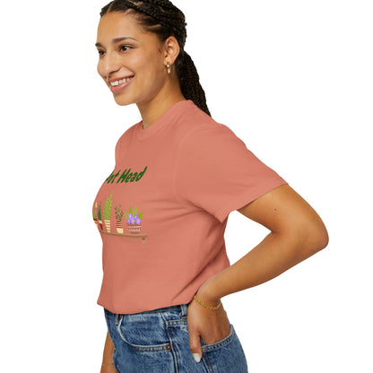 Pot Head Plant Lover T-Shirt, Unisex Gardening Tee, Gift for Houseplant Enthusiasts, Funny Garden Shirt, Eco-Friendly Apparel