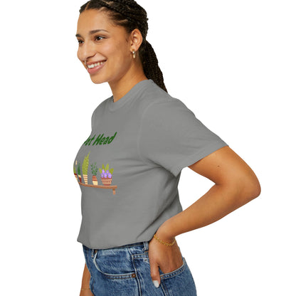 Pot Head Plant Lover T-Shirt, Unisex Gardening Tee, Gift for Houseplant Enthusiasts, Funny Garden Shirt, Eco-Friendly Apparel