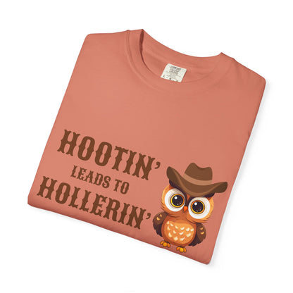 🦉 “Hootin’ & Hollerin’” Cosmic Cowgirl Tee