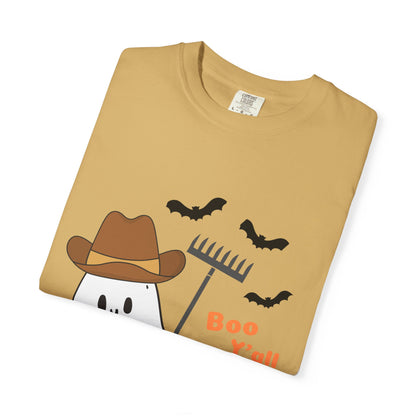 Adorable Halloween Ghost T-Shirt, Funny Ghost Tee, Fall Apparel, Spooky Costume Shirt, Halloween Gift, Boo Y'all Design