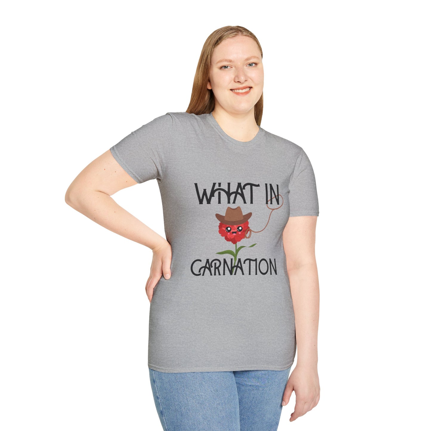 🌸 “What in Carnation?” Wildflower Cowgirl Tee