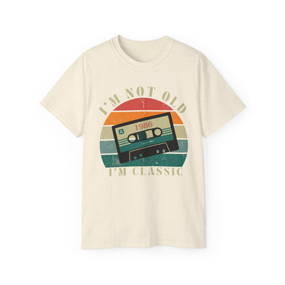 🎶 Vintage Vibes Only Tee — “I’m Not Old, I’m Classic”