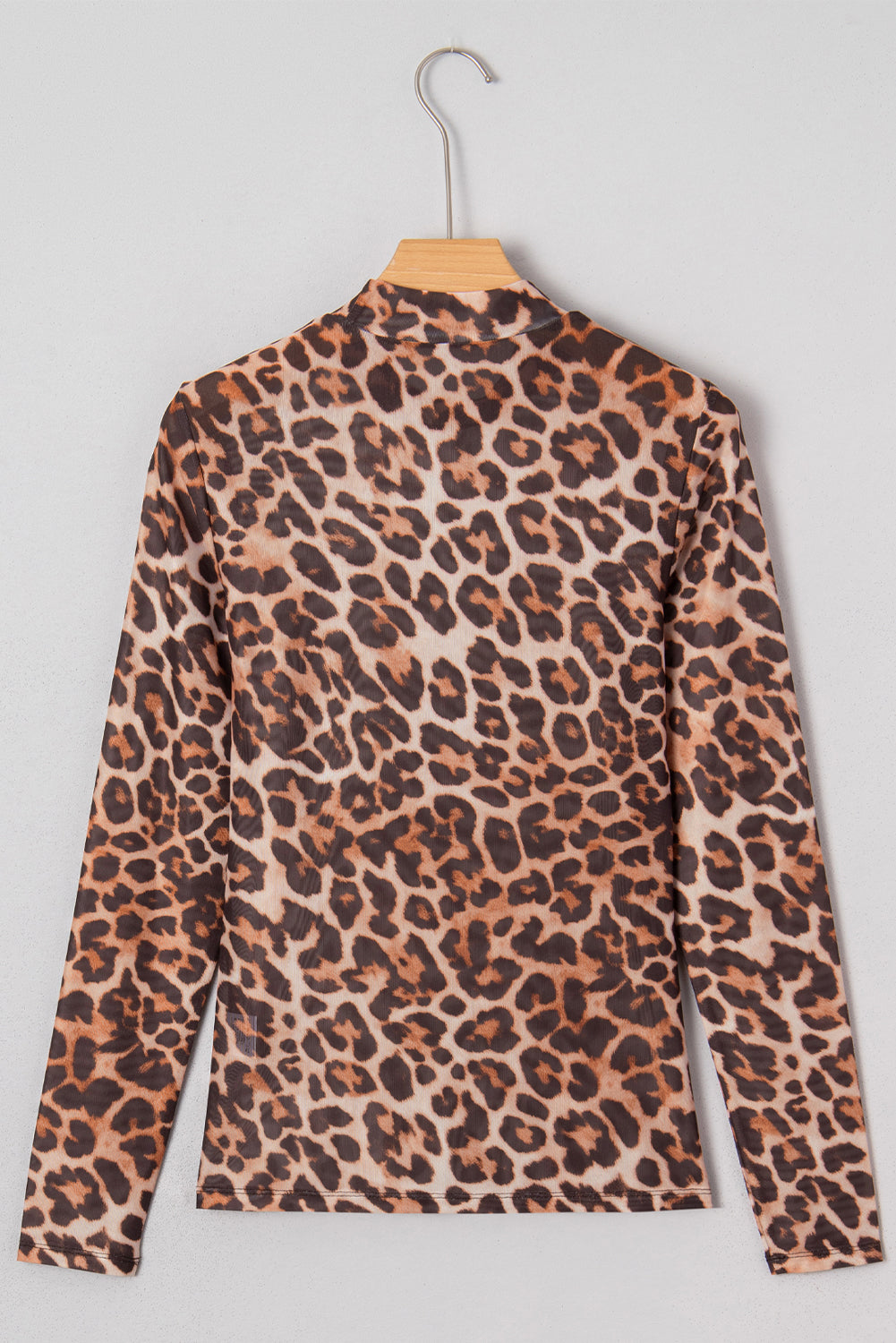 🐆Wild Aura Leopard Mesh Top