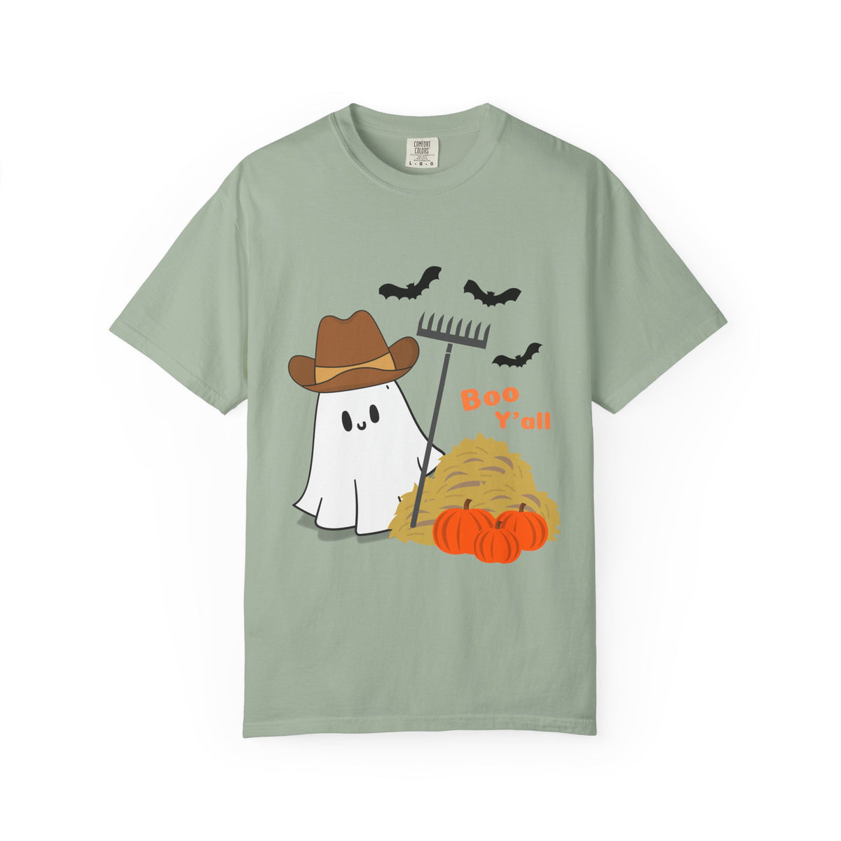 Adorable Halloween Ghost T-Shirt, Funny Ghost Tee, Fall Apparel, Spooky Costume Shirt, Halloween Gift, Boo Y'all Design