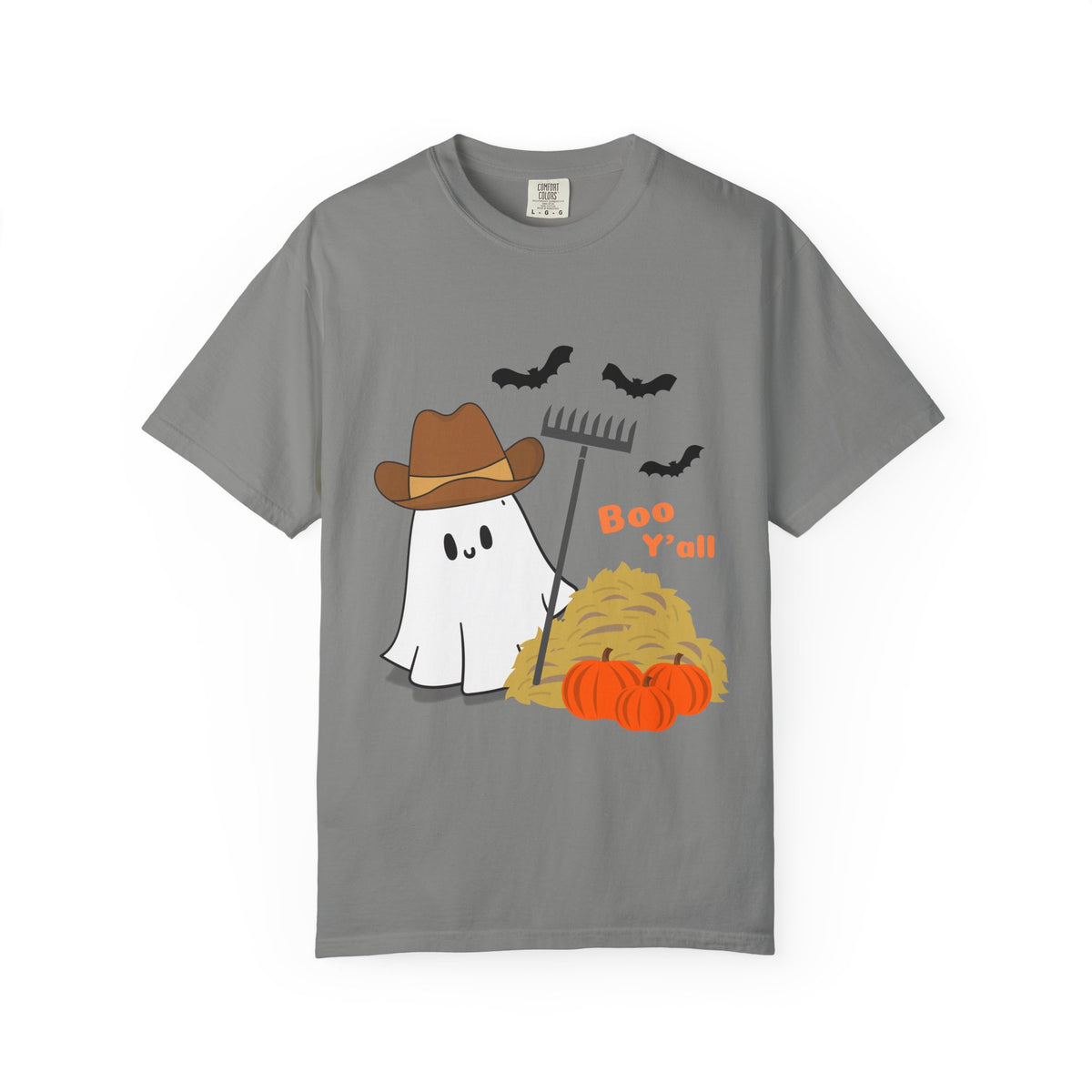 Adorable Halloween Ghost T-Shirt, Funny Ghost Tee, Fall Apparel, Spooky Costume Shirt, Halloween Gift, Boo Y'all Design