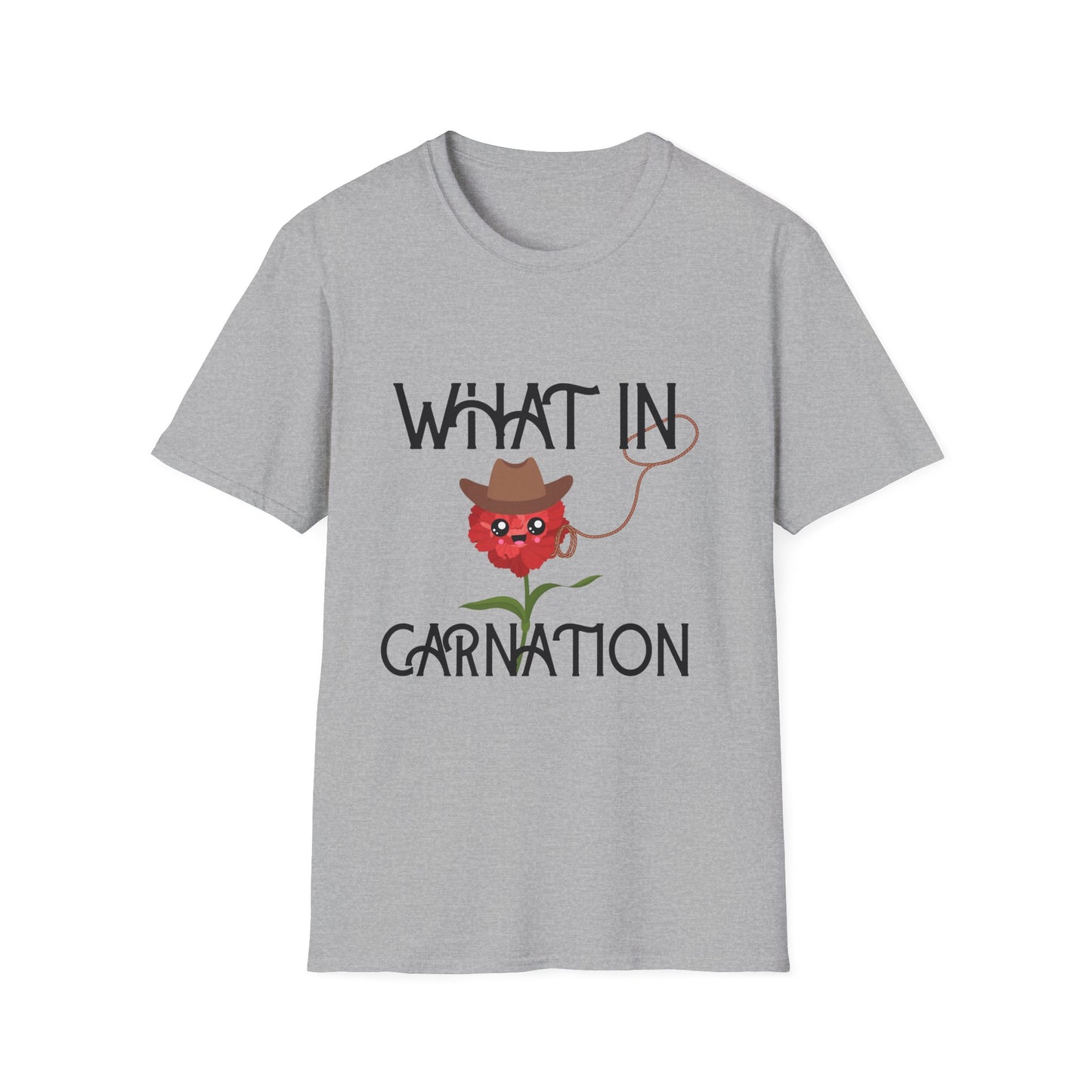 🌸 “What in Carnation?” Wildflower Cowgirl Tee