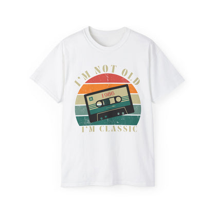 🎶 Vintage Vibes Only Tee — “I’m Not Old, I’m Classic”