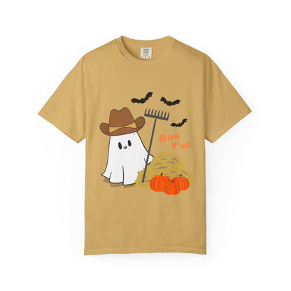 Adorable Halloween Ghost T-Shirt, Funny Ghost Tee, Fall Apparel, Spooky Costume Shirt, Halloween Gift, Boo Y'all Design