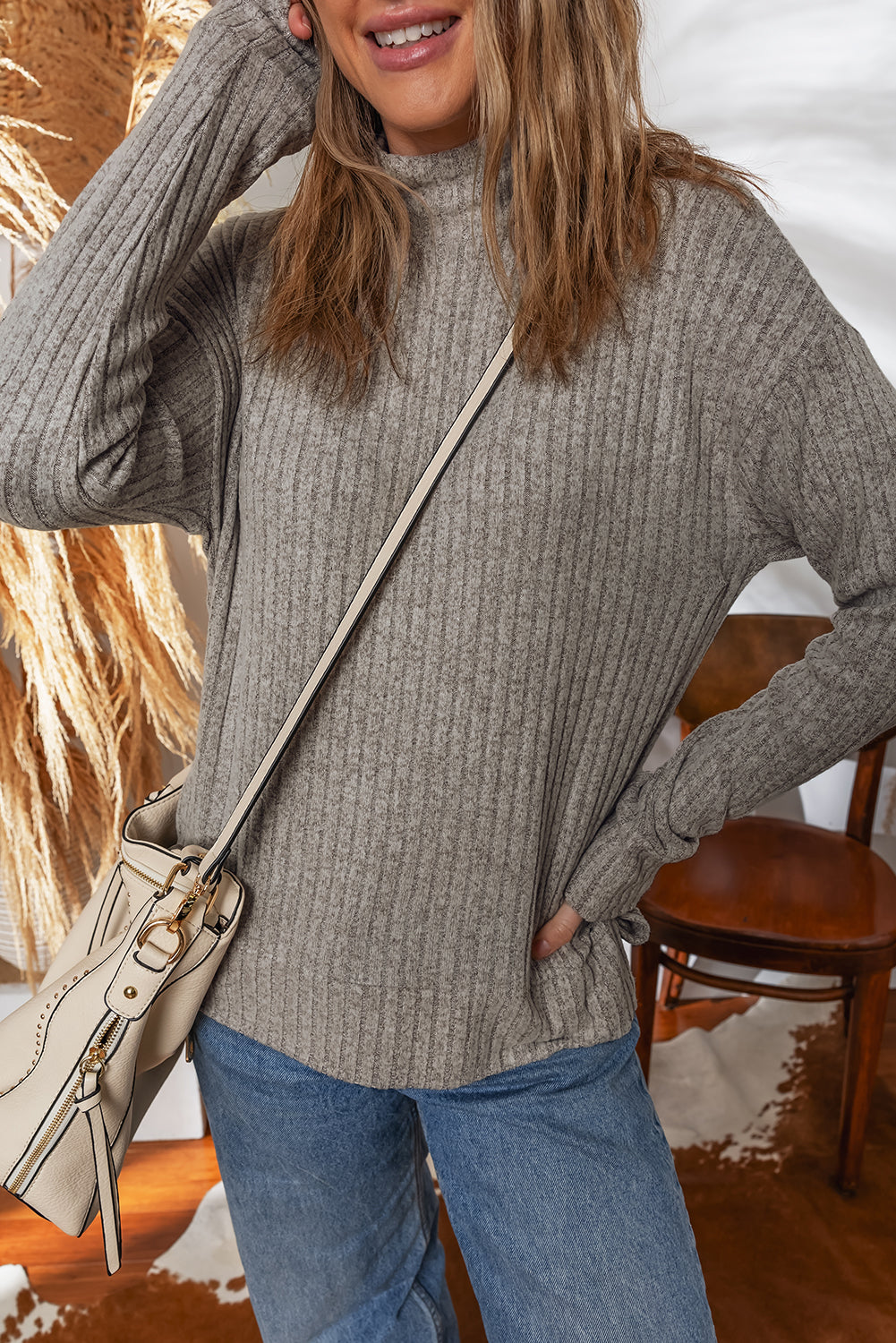 🌌Celestial Softness High-Neck Sweater