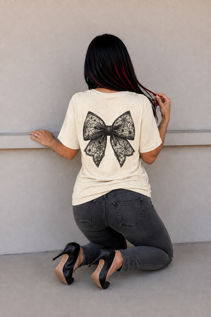 Lace Web Bow