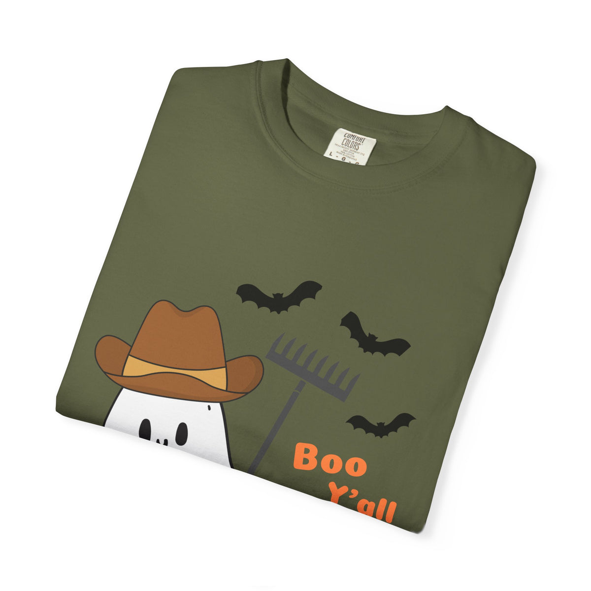 Adorable Halloween Ghost T-Shirt, Funny Ghost Tee, Fall Apparel, Spooky Costume Shirt, Halloween Gift, Boo Y'all Design