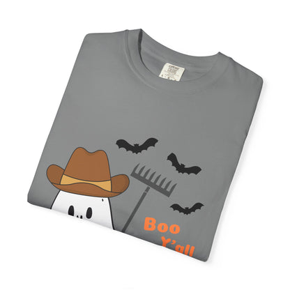 Adorable Halloween Ghost T-Shirt, Funny Ghost Tee, Fall Apparel, Spooky Costume Shirt, Halloween Gift, Boo Y'all Design
