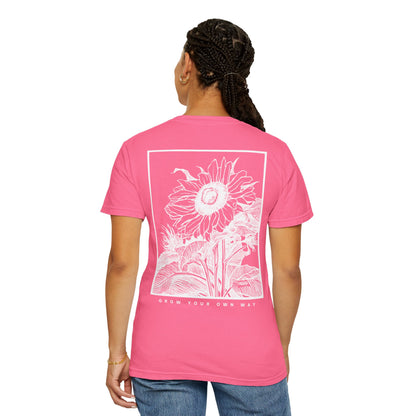 🌻 Sunflower Spirit Tee — “Grow Your Own Way”
