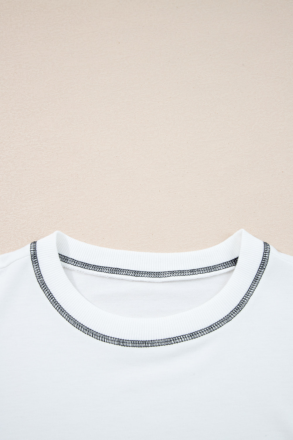 Green Striped Colorblock Patchwork Oversized Sweatshirt