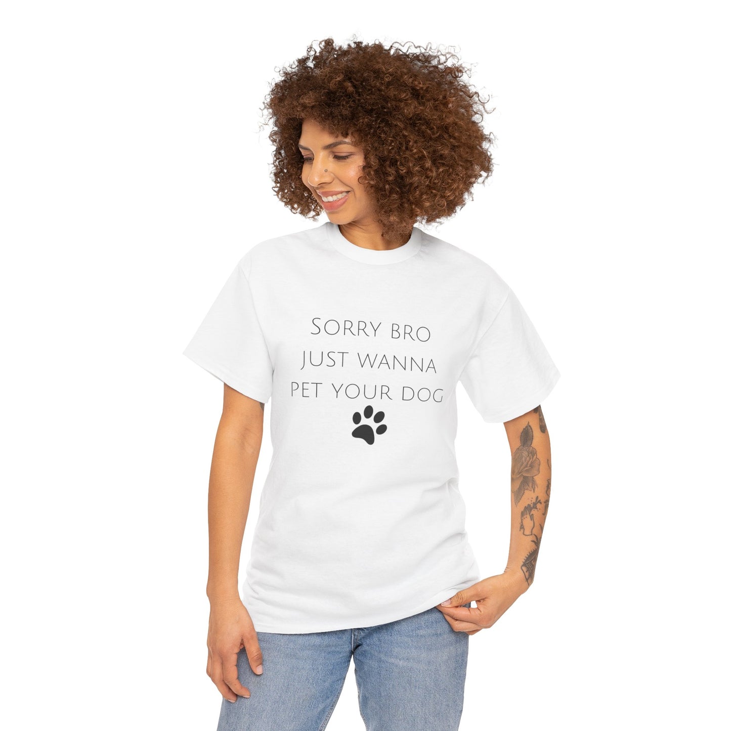 🐾 Sorry Bro Tee - Paw-sitively Obsessed