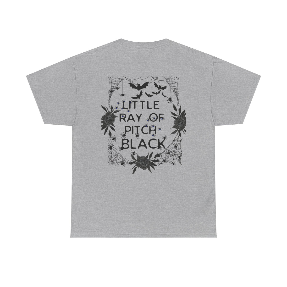 Little Ray of Pitch Black Graphic Tee, Unisex Cotton T-Shirt, Casual Wear, Halloween Outfit, Gift for Dark Aesthetic Lovers