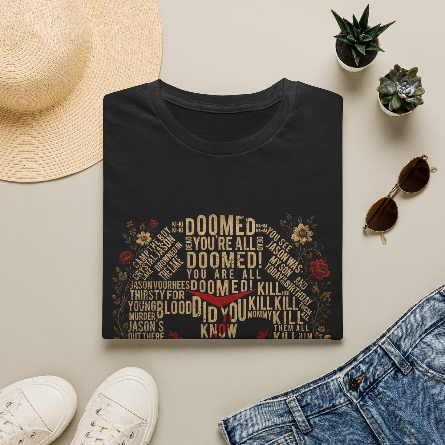 Doomed Horror Collage Tee