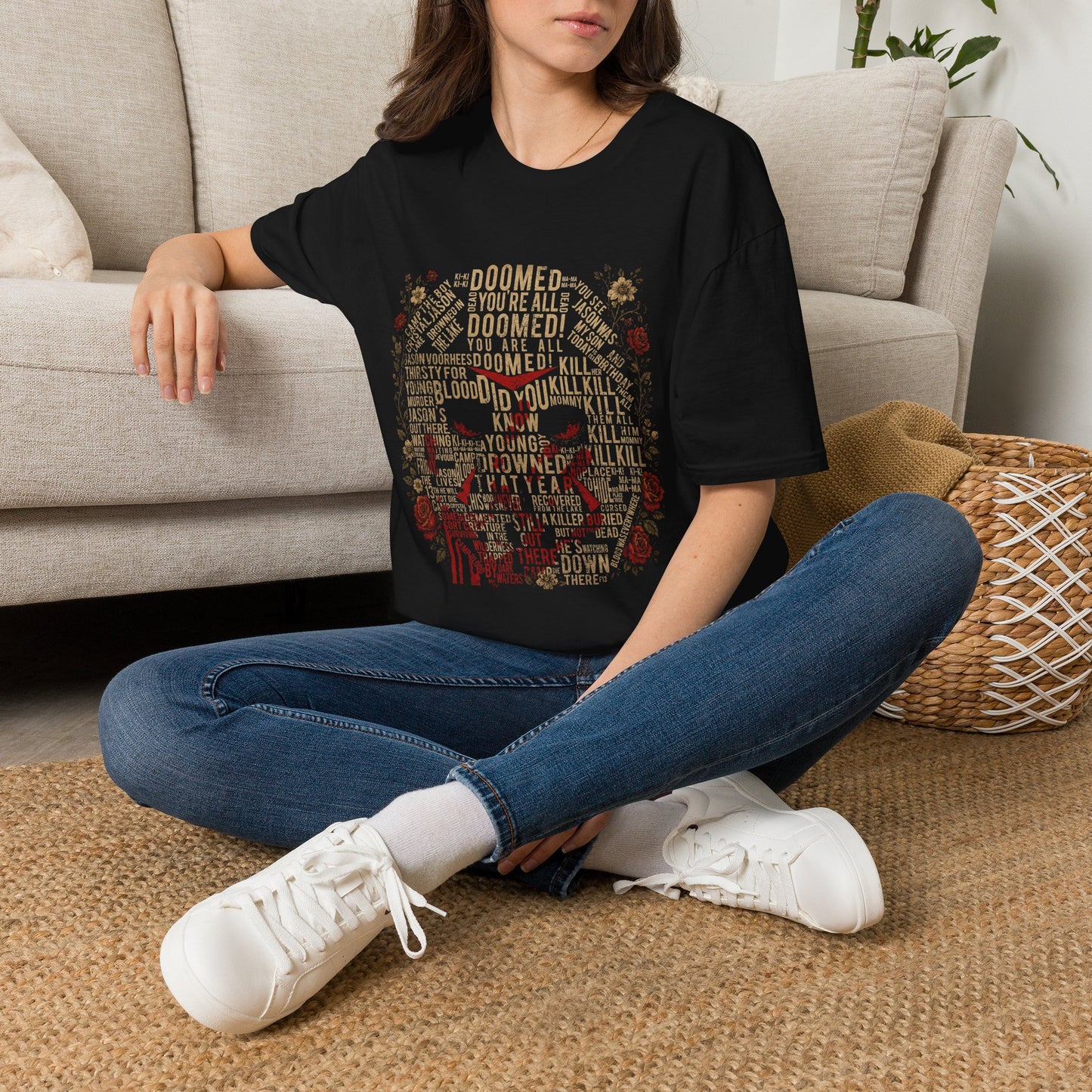 Doomed Horror Collage Tee