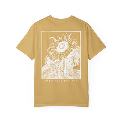 🌻 Sunflower Spirit Tee — “Grow Your Own Way”