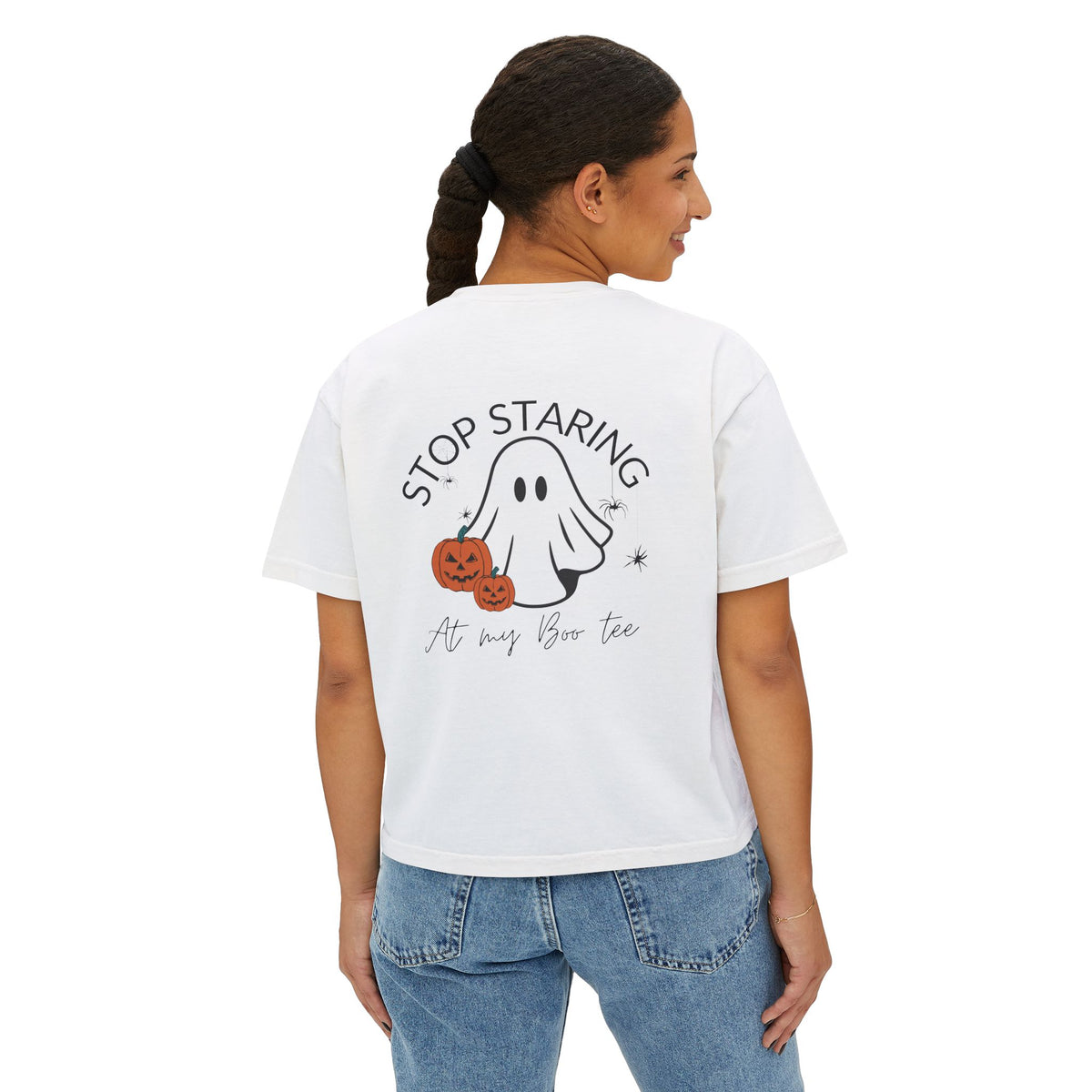 Halloween Ghost T-Shirt, Funny Halloween Tee, Unisex Graphic T-Shirt, Ghost Design Shirt, Spooky Season Apparel