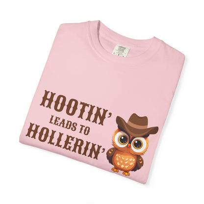 🦉 “Hootin’ & Hollerin’” Cosmic Cowgirl Tee