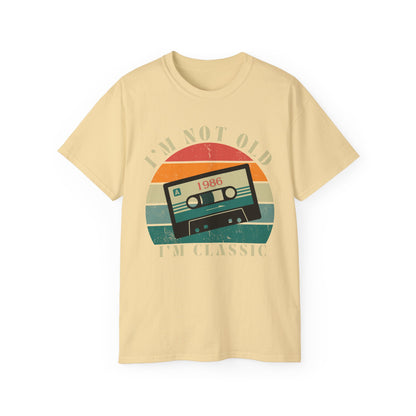 🎶 Vintage Vibes Only Tee — “I’m Not Old, I’m Classic”
